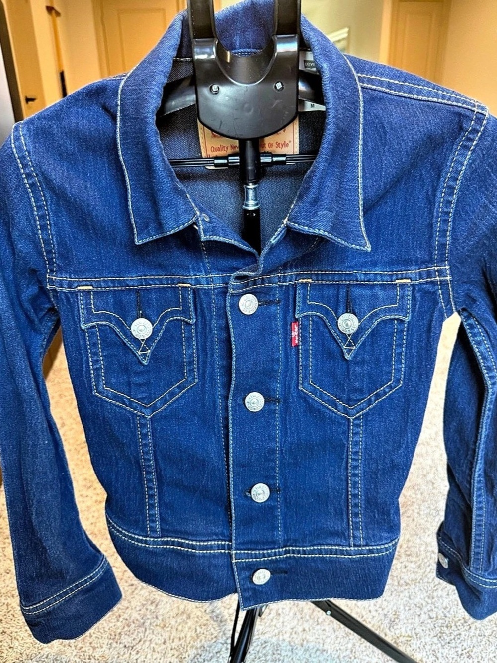 Levi's Type 1 Market Miners Trucker Jacket Blue Medium classic western
